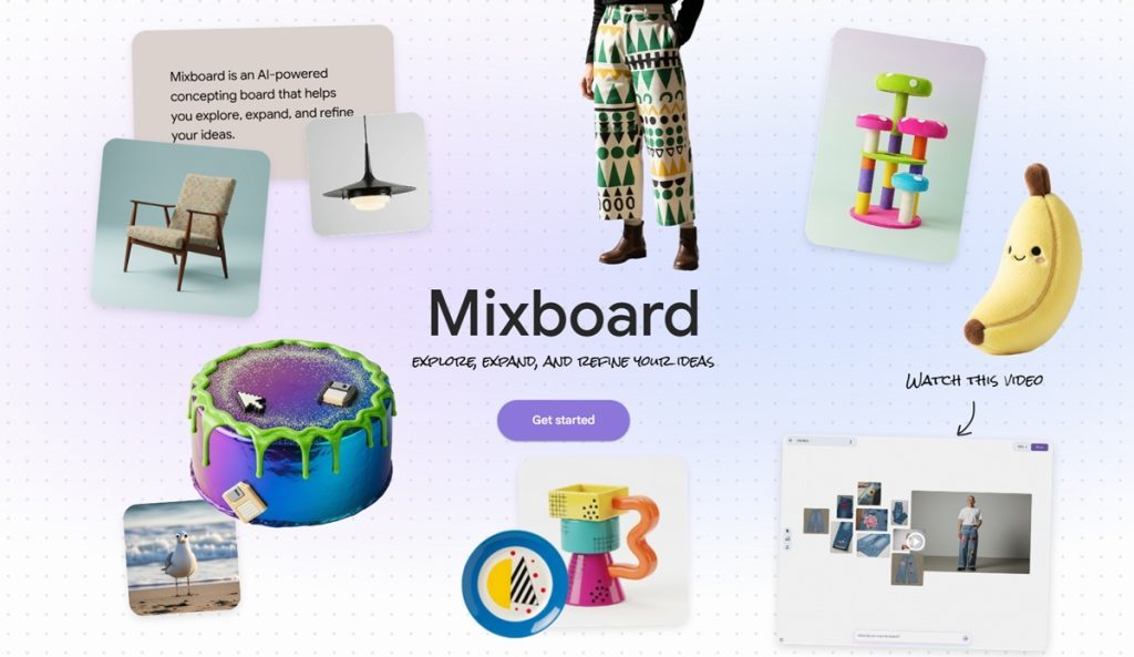 google’s mixboard uses ai to help visualise ideas