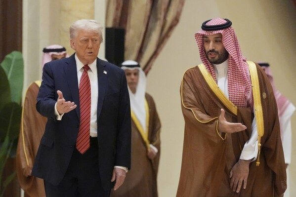trump calls for peace, unity in the middle east