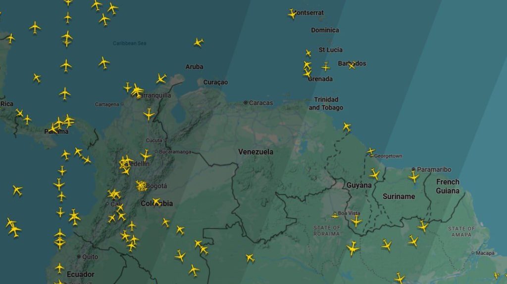 venezuela airspace