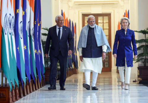 pm modi meets eu commission president ursula von der leyen and eu council president antónio costa