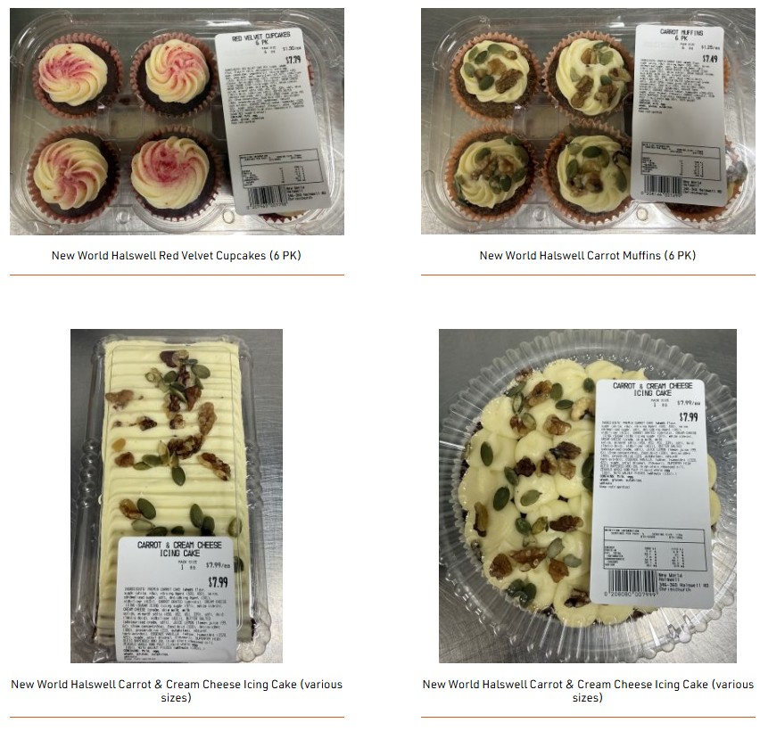 baked good recalls