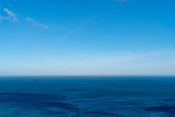 open sky and ocean skyline horizon