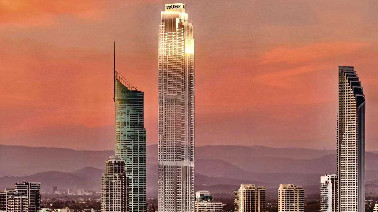 trump tower bids to top australia skyline