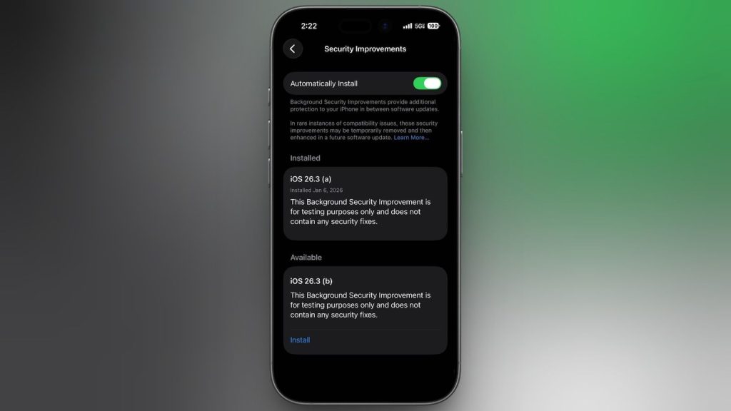 apple launches background security updates for iphones, macs