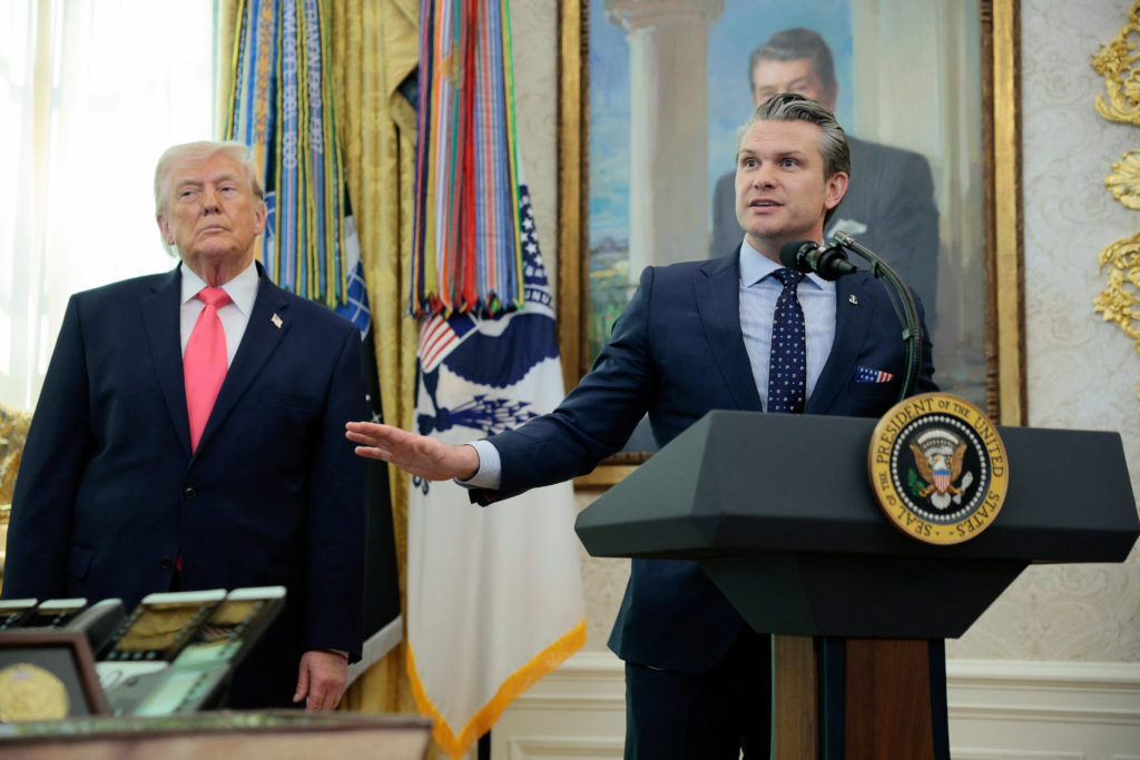 markwayne mullin swearing in as dhs secretary at the white house in washington
