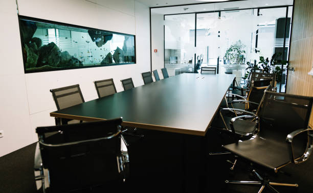 interior of meeting room in moder big office