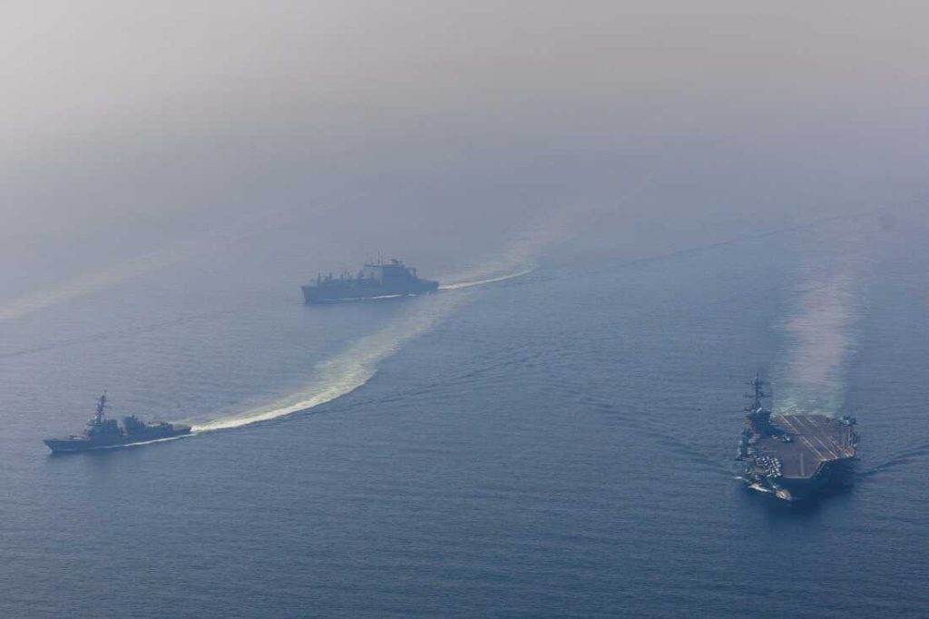 uss abraham lincoln carrier strike group in arabian sea
