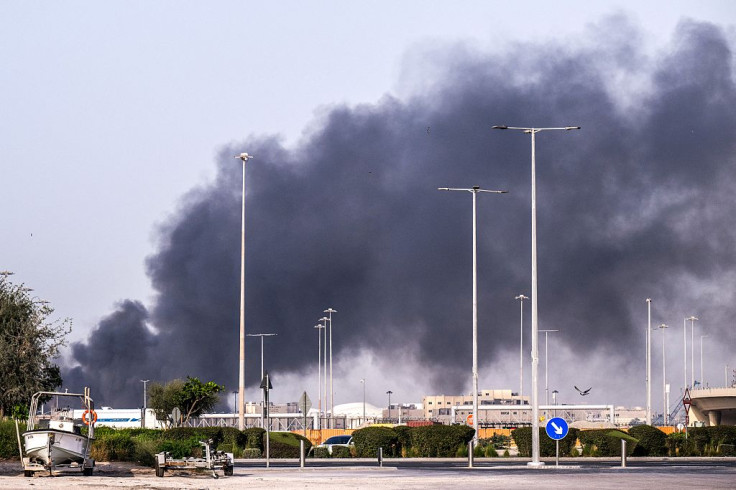 drone strike sparks fire near uae nuclear facility