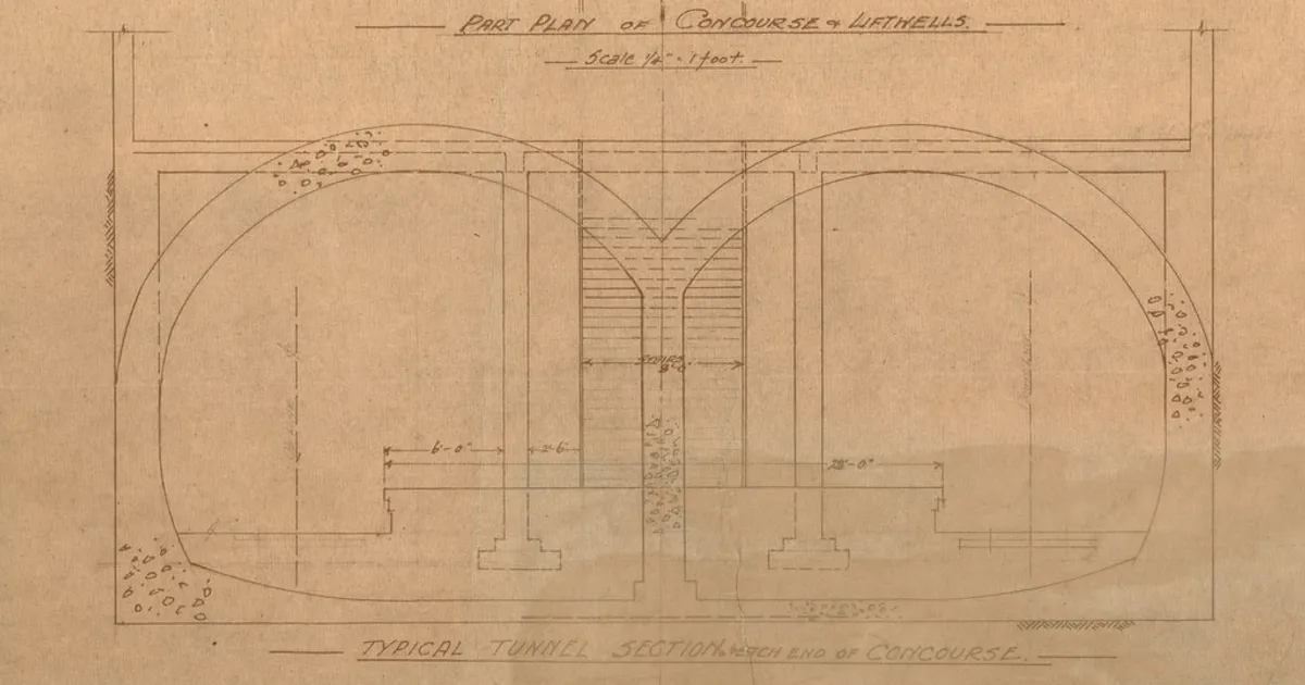 Proposed Underground Station at Karangahape Road (1929)