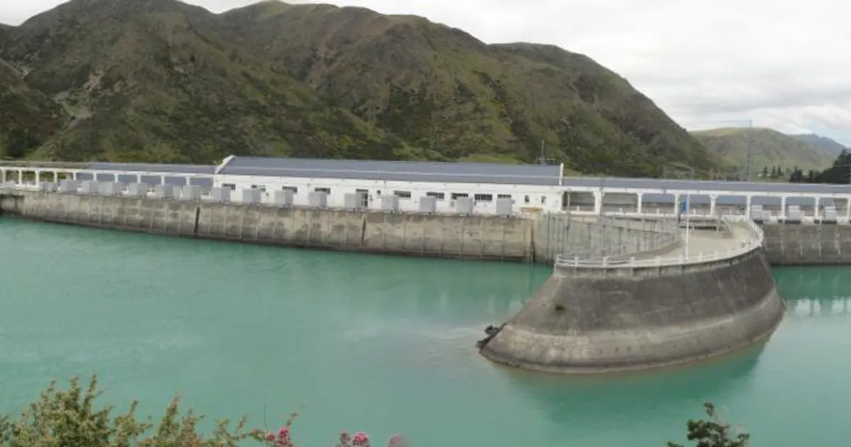 Waitaki Dam Panorama 2011
