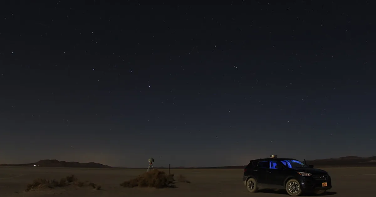 Preparing For Antarctic Flights in the California Desert