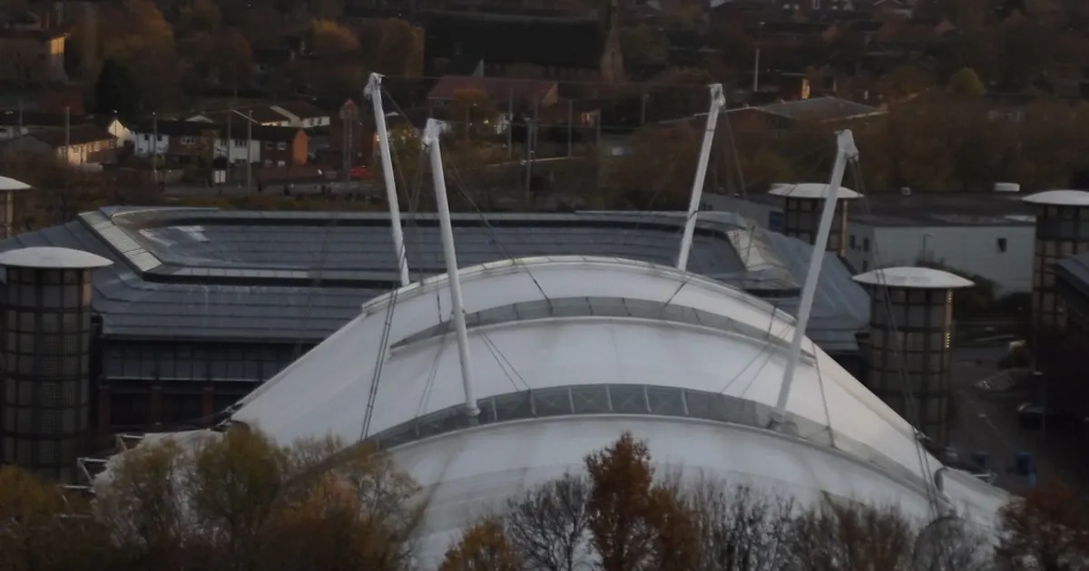 Views from Nottingham Castle - Terrace - Inland Revenue Offices