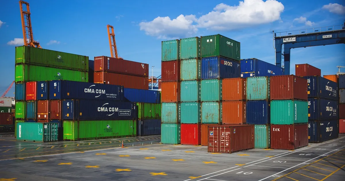 port, pier, cargo containers
