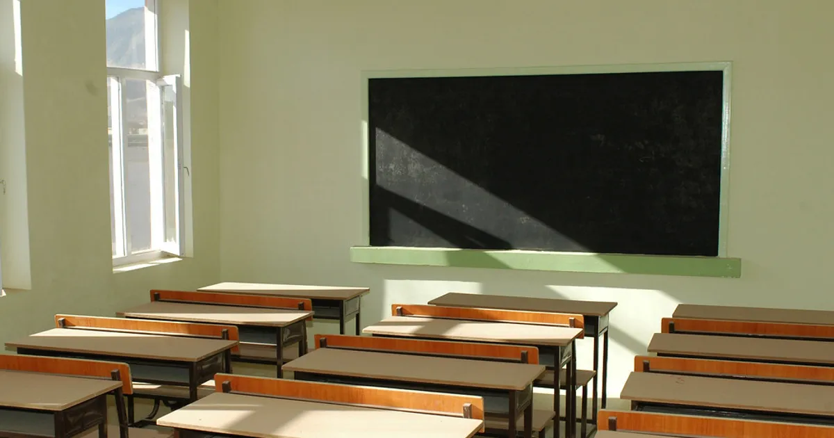 New building, desks for Sir Asyab Girls High School