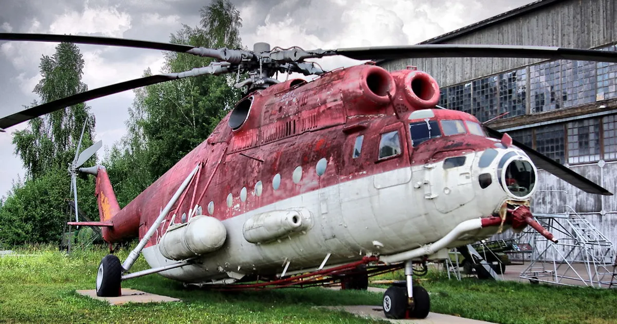 Soviet Helicopter Mi-6PZh 'Fire Fighter'. Советский вертолет Ми-6ПЖ.