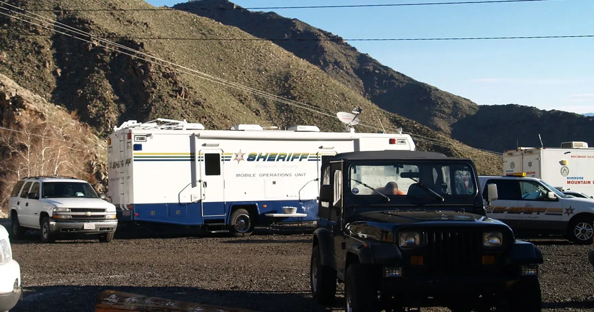 Riverside County search and rescue command unit
