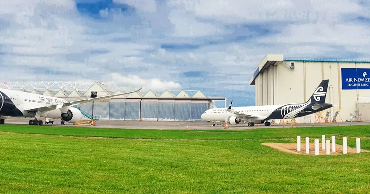 Grounded aircraft at Auckland Airport during the Covid-19 pandemic