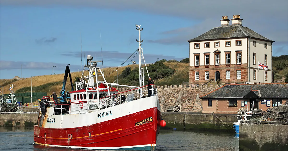 The fishing trawler Crimson Sea at Eyemouth Harbour - geograph.org.uk - 8366659