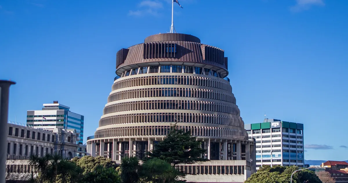 the beehive, new zealand, wellington