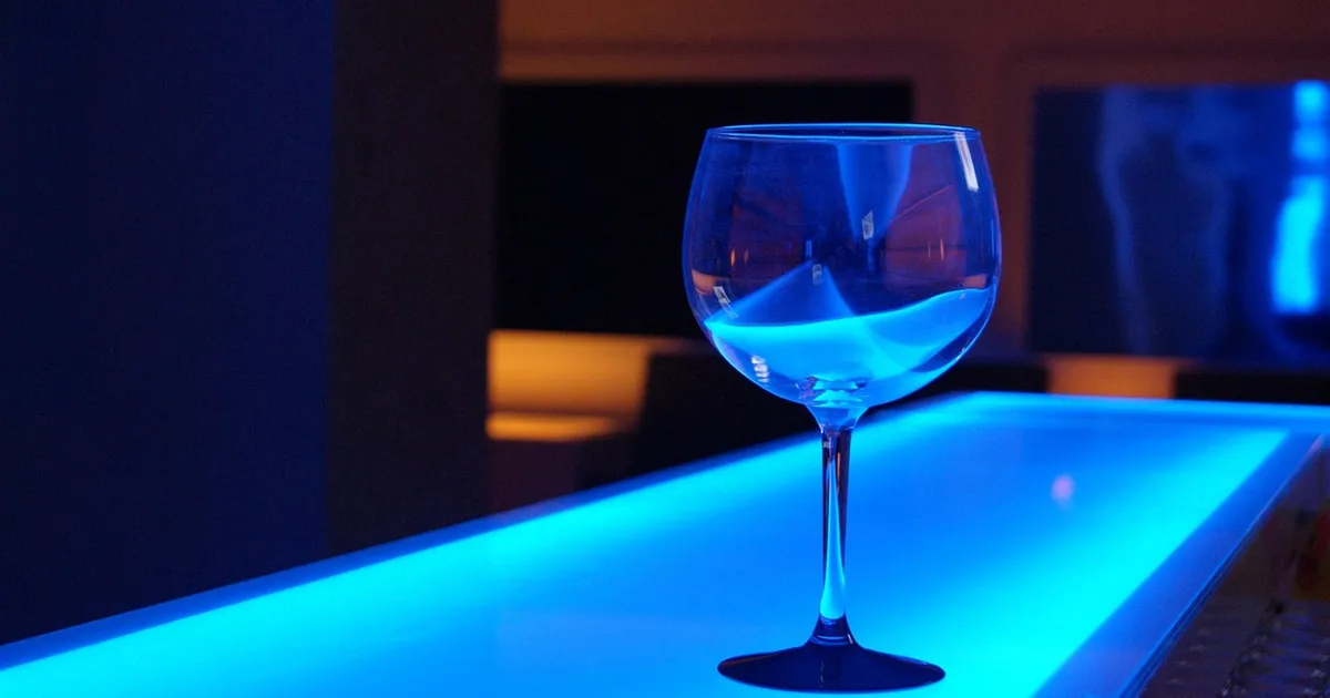 glass, disco, night